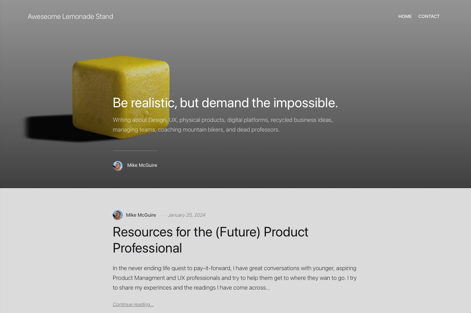 Awesome Lemonade Stand